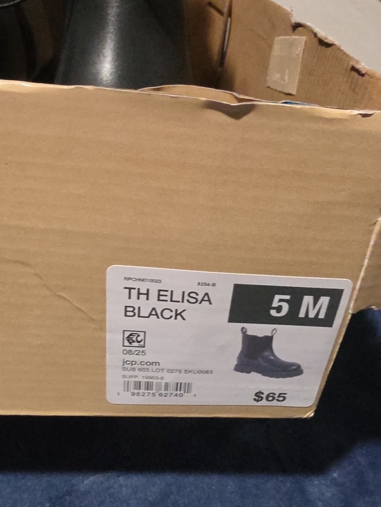 thereabouts Other - TH Elisa Kids Black Chelsea Boot - Easy Pull-On Style